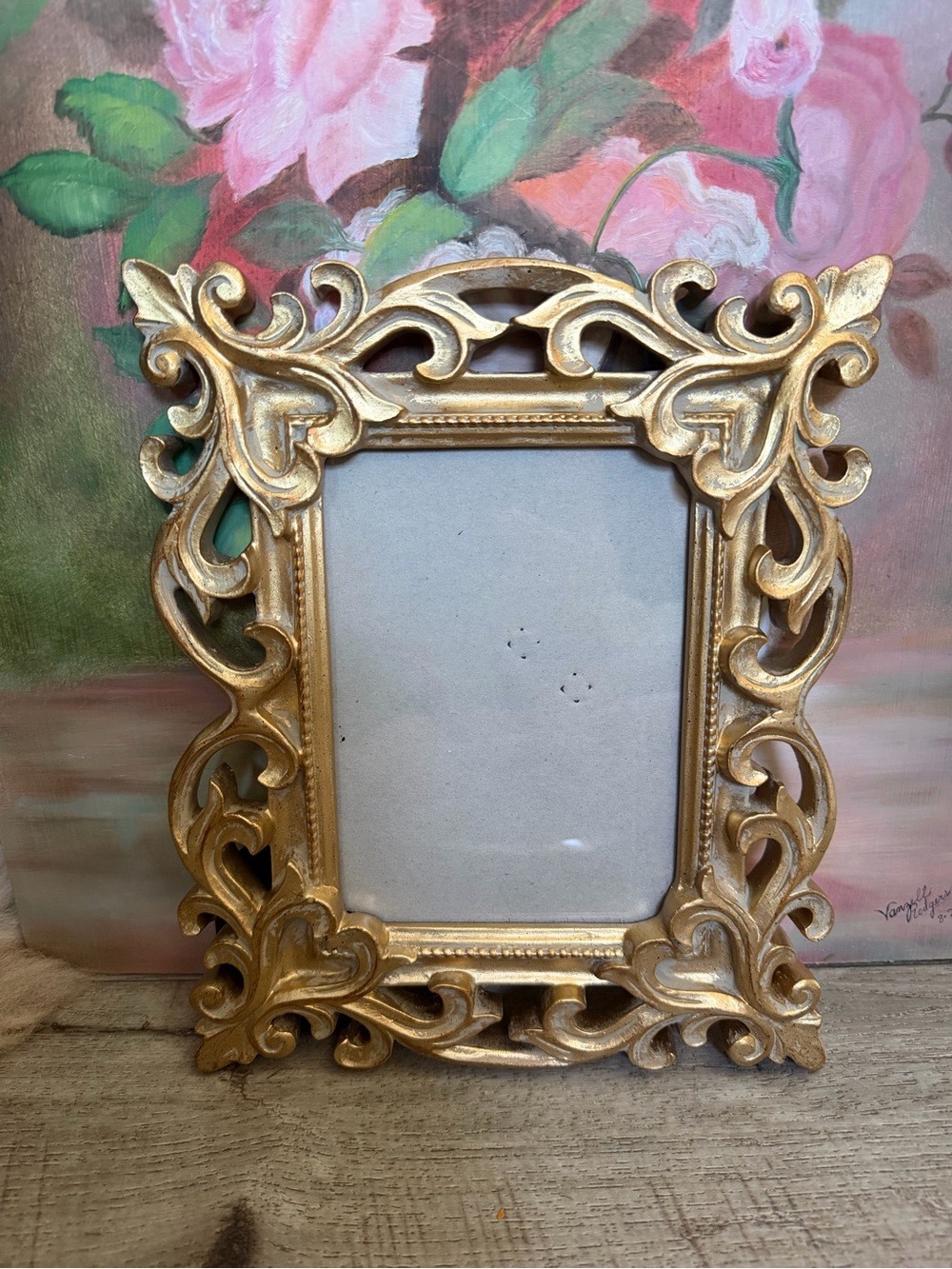 Gold Heart Frame